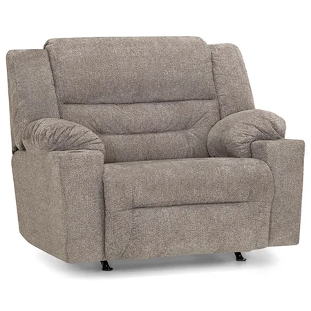Power Rocking Snuggler Recliner with Cupholder and USB